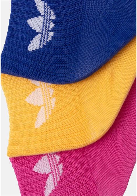 Set of three pairs of multicolor MID socks for boys and girls ADIDAS ORIGINALS | IY6696.